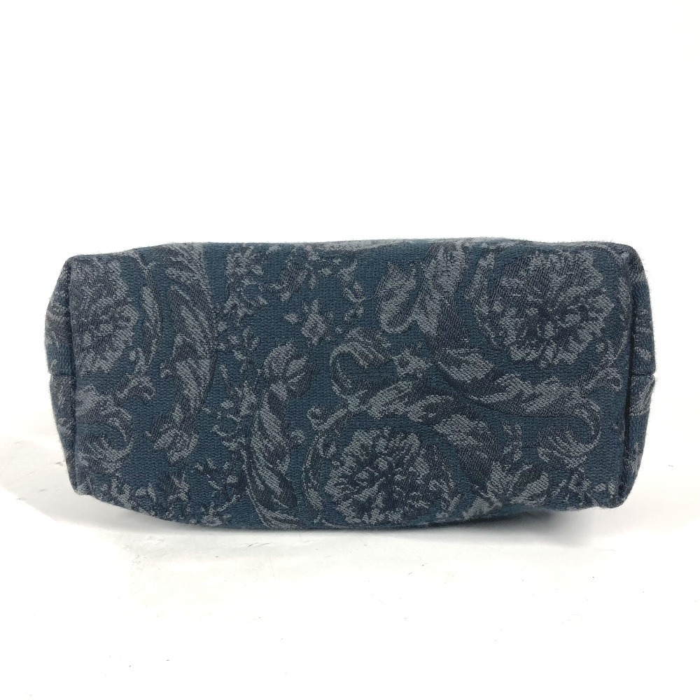 Versace Logo Makeup Pouch Multi Purpose Canvas Bl… - image 5